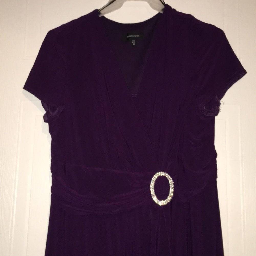 R&M Richards Purple evening dress